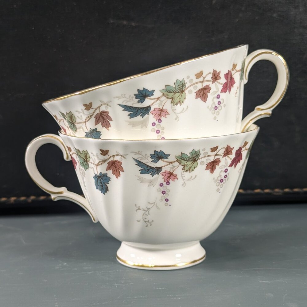 2 footed Teacups Canterbury by Royal Doulton 1962 - 1975